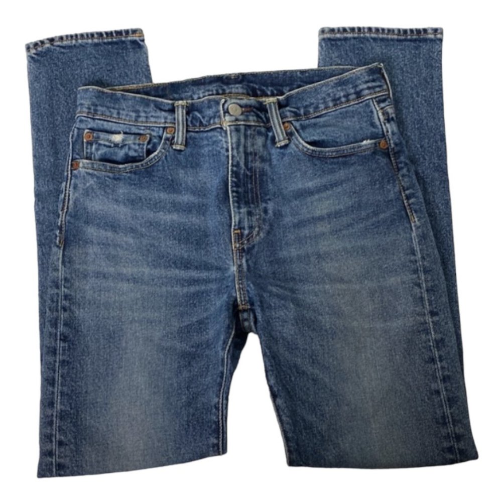 Mens Levi's 510 Medium Blue Wash Skinny Denim Jeans Size 31x30